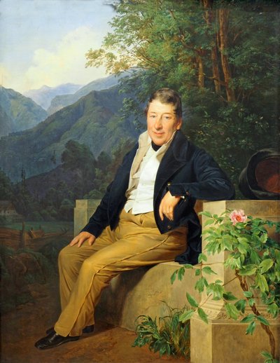 Portrait of Baron Moser by Ferdinand Georg Waldmuller